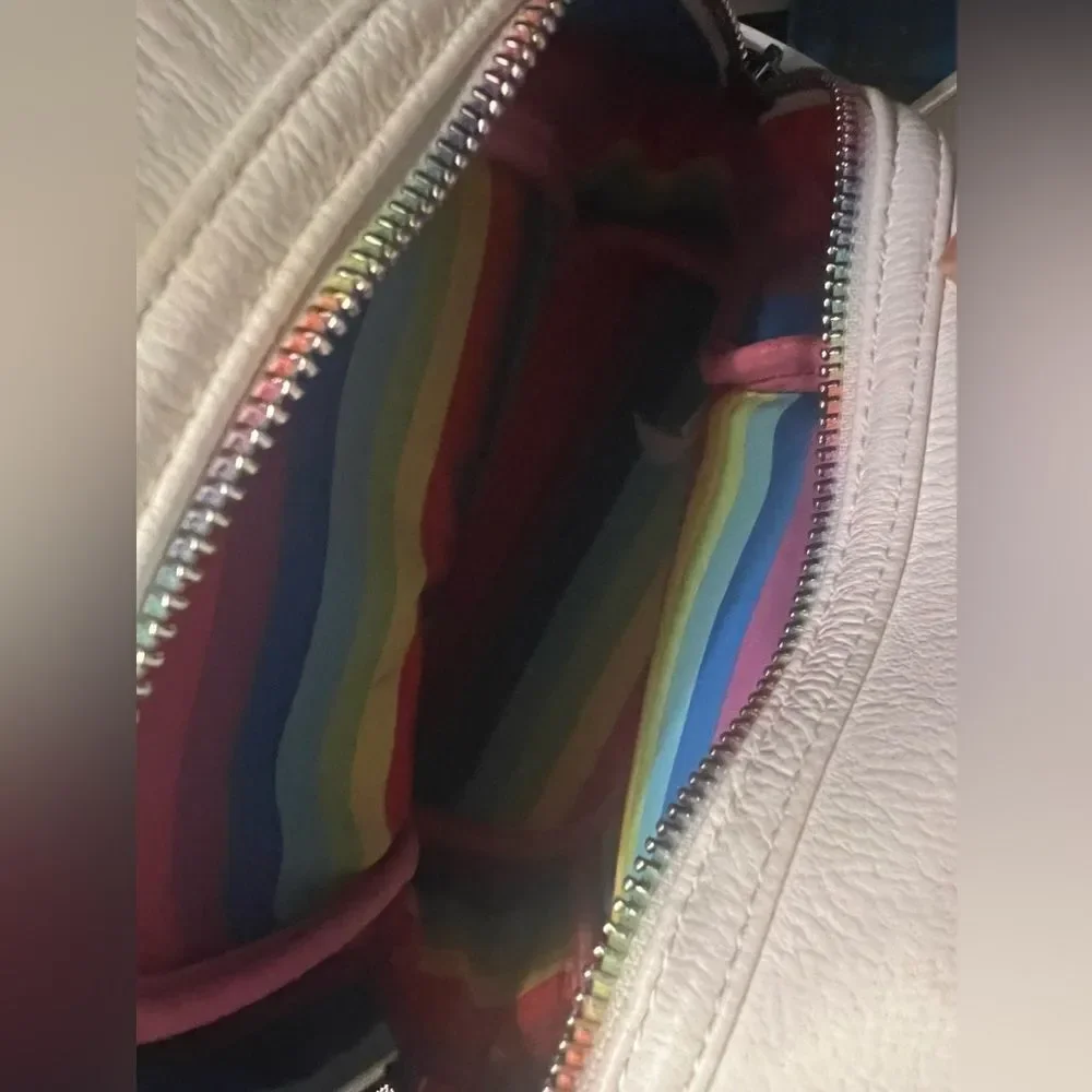 Disney Rainbow Unicorn Inside Out Loungefly Mini Backpack